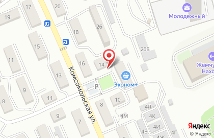 Продуктовый магазин Арсенал на Комсомольской на карте