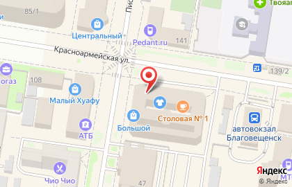 Спортивный клуб Спортклуб КПРФ на Красноармейской улице на карте