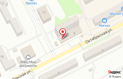 Салон-магазин МТС на Октябрьской улице на карте