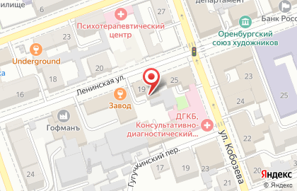 ОАО Оренбургская финансовая компания на карте