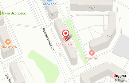 Медицинский центр Астрамед на Ярмарочной улице на карте