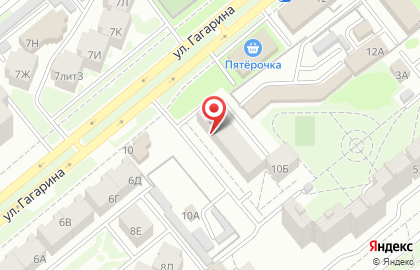 Агентство недвижимости АльфА на улице Гагарина на карте