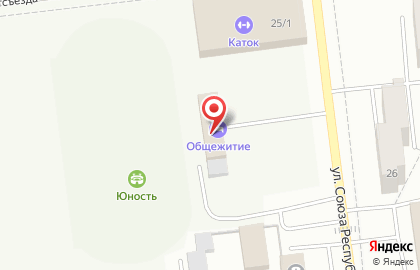 Гостиница в Барнауле на карте