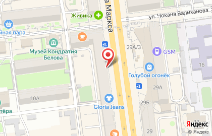 Туристическое агентство Омскавиатур на карте