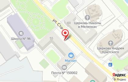 Белла на улице Стачек на карте