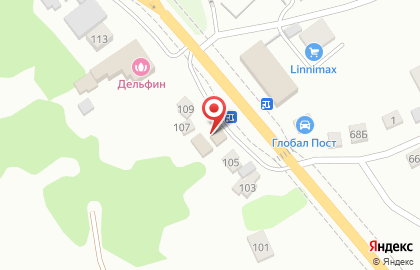 Техцентр 4 колеса на улице Михалицына на карте