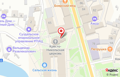 Кресто-Никольская церковь на карте