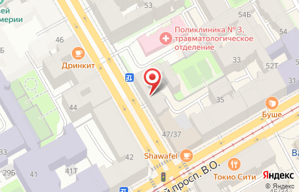 Ремонт ноутбуков метро Василеостровская на карте
