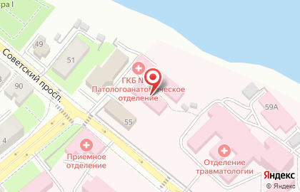 Компания Орион на Советском проспекте на карте