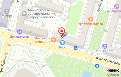 Магазин медицинской одежды Медицинский Мир на Новоторжской улице на карте