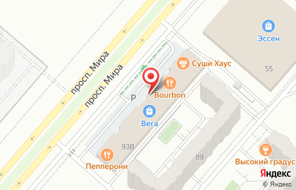 Магазин деревенского мяса в Нижнекамске на карте