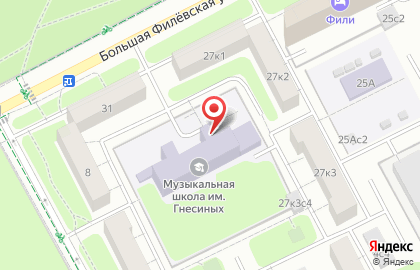Московская городская детская музыкальная школа им. Гнесиных на карте