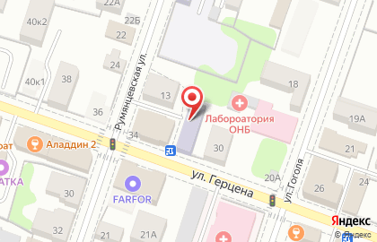 Детская музыкальная школа №1 им. П.И. Чайковского в Рыбинске на карте