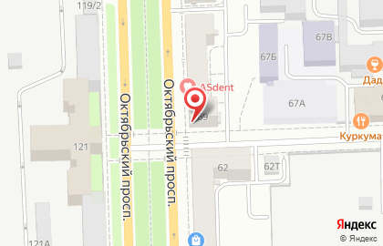 Цветочный магазин Акация на Октябрьском проспекте, 70 на карте