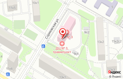 Диагностический центр №3 в Москве на карте