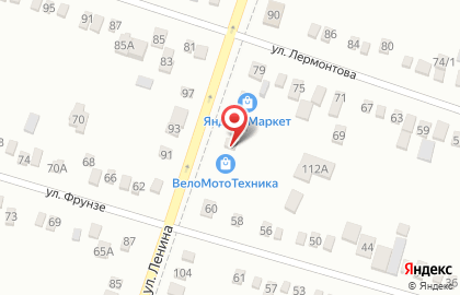 Магазин ВелоМотоТехника на Ленина на карте