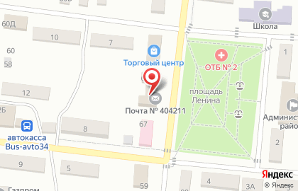 Почта Банк в Волгограде на карте