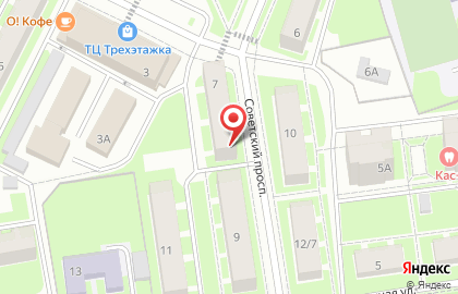 Агентство недвижимости Вита на Советском проспекте на карте
