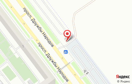 Шиномонтажная мастерская на проспекте Дружбы Народов на карте