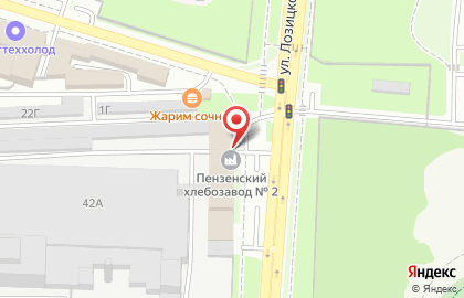 Магазин Хлебушек в Октябрьском районе на карте
