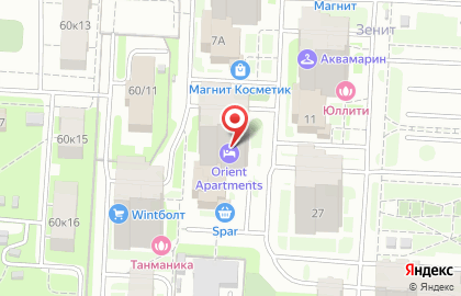 Агентство недвижимости Зенит на Краснозвёздной улице на карте
