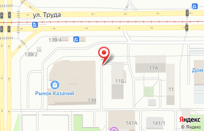 Киоск по продаже фруктов и овощей в Орджоникидзевском районе на карте