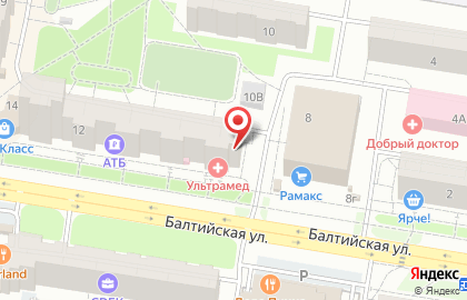 Магазин стоковой и секонд-хенд одежды Мировая Одежда на карте