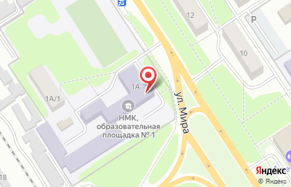 Новомосковский технологический колледж в Новомосковске на карте