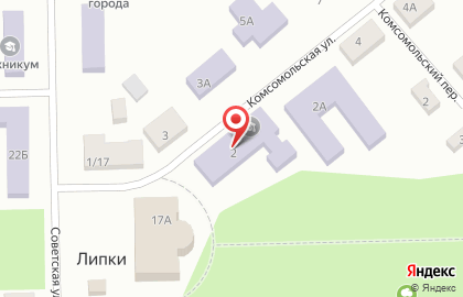 Болоховский машиностроительный техникум на Комсомольской на карте