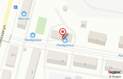 Супермаркет Пятерочка на улице Тимирязева на карте
