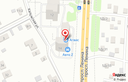 Магазин автозапчастей АВТО Z на проспекте Ленина на карте