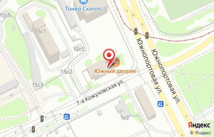 Шиномонтажная мастерская ШинПро на 7-й Кожуховской улице на карте