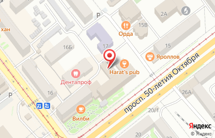 IT-компания Джэйайти на проспекте 50-летия Октября на карте