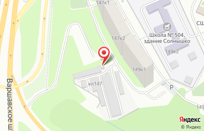 Автостоянка Мгса на Варшавском шоссе на карте