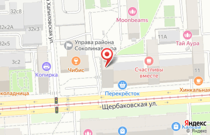 Оперативная полиграфия PrintOffice на метро Семёновская на карте