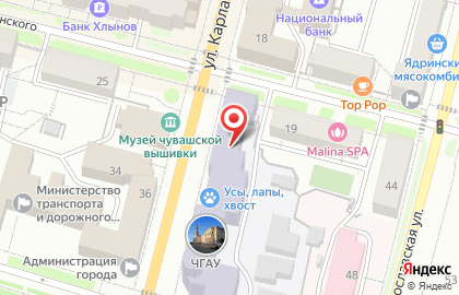 ЧГСХА на улице Дзержинского на карте