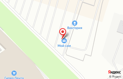 Автомойка самообслуживания Чистый город в Курчатовском районе на карте
