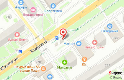 Продуктовый магазин Пятак в Автозаводском районе на карте