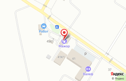 Трак на улице Максима Горького на карте
