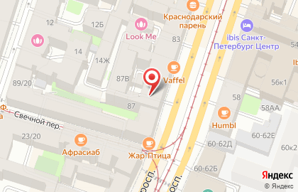 Компания Мапро на Лиговском проспекте на карте