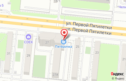 Магазин Радуга в Челябинске на карте