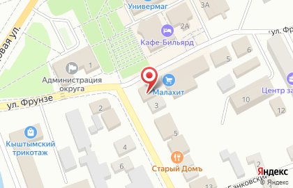 Медицинский центр Аптечной сети Здоровье на Советской улице в Кыштыме на карте