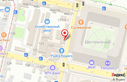 Магазин Хозяюшка на Октябрьской улице на карте