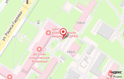 Центр детской медицины на улице Оренбургский Тракт на карте