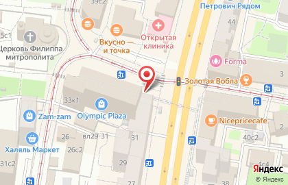 Экспресс-кофейня OneBucksCoffee на проспекте Мира на карте