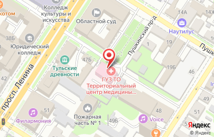 Территориальный центр медицины катастроф, скорой и неотложной медицинской помощи на Пушкинском тракте на карте