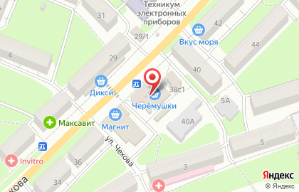 Киоск по продаже фруктов и овощей Репка на карте