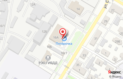 Супермаркет Пятёрочка на улице Суворова в Новокуйбышевске на карте