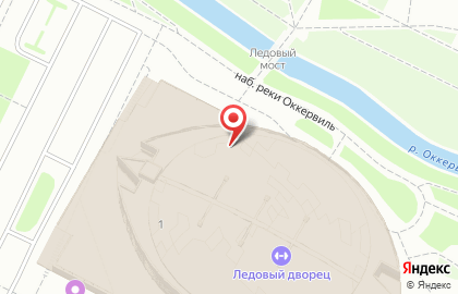 Спортивно-развлекательный комплекс Ледовый дворец на проспекте Большевиков на карте