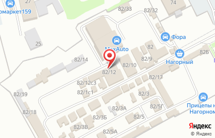 Магазин автозапчастей и сервисного обслуживания Автосфера на улице Космонавта Леонова, 82/12 на карте